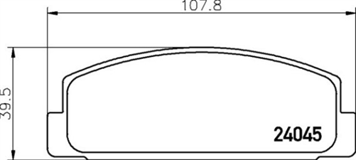 REAR DISC BRAKE PADS - MAZDA 6 GG CERAMIC 02-06