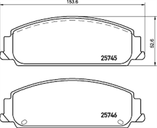 FRONT DISC BRAKE PADS - HOLDEN COMMODORE VE 06-