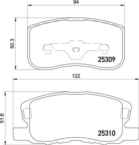 FRONT BRAKE PADS - MITSUBISHI COLT ZZ# CERAMIC 02-10