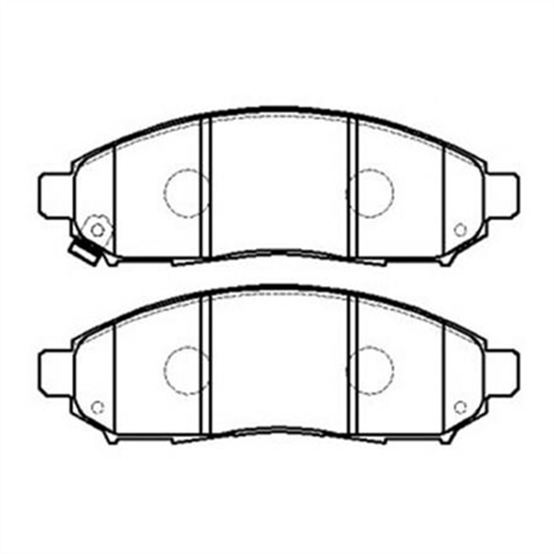 FRONT DISC BRAKE PADS - NISSAN PATHFINDER R51 05-