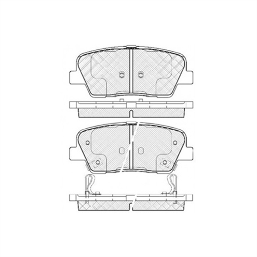 REAR BRAKE PAD SET-HYUNDAI SANTE FE 58302-2BA50