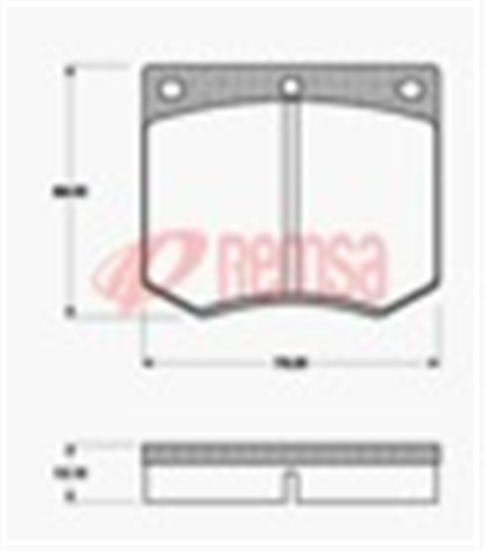 FRONT DISC BRAKE PADS - FORD HOLDEN CERAMIC