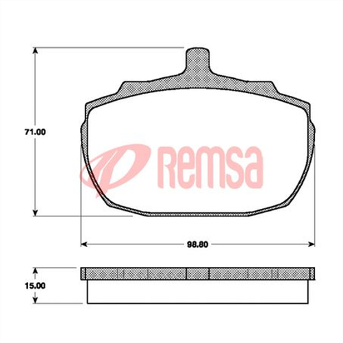 FRONT DISC BRAKE PADS - BLMC AUSTIN PRINCESS DB852 E