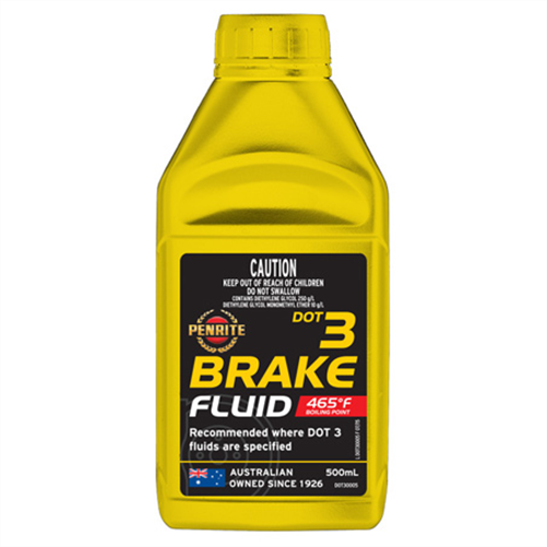 DOT 3 Brake Fluid 500mL