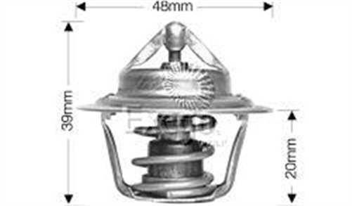 DAYCO THERMOSTAT 91 DEGREES C - 195 DEGREES F DT16B-BP