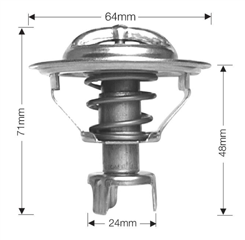 DAYCO THERMOSTAT 82 DEGREES C - 180 DEGREES F DT19A-BP