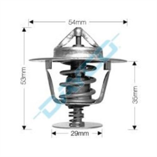 DAYCO THERMOSTAT 54MM 82 DEGREES C - 180 DEGREES F DT24A