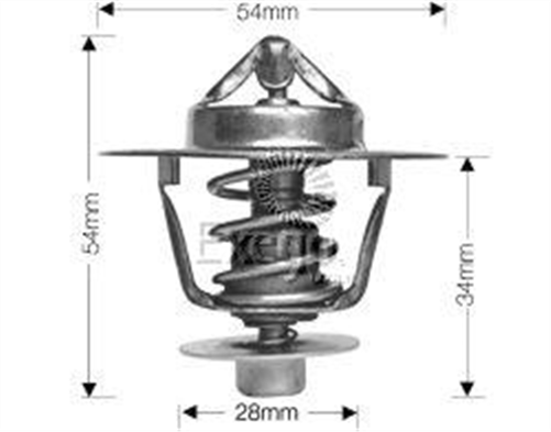 DAYCO THERMOSTAT 54MM 91 DEGREES C - 195 DEGREES F DT25B-BP