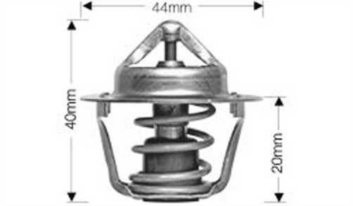 DAYCO THERMOSTAT 44MM 82 DEGREES C - 180 DEGREES F DT26A