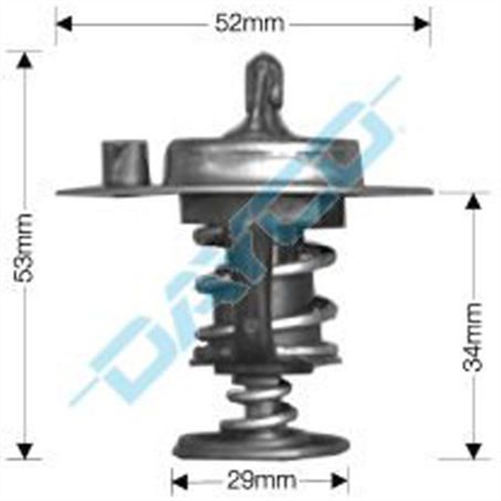 DAYCO THERMOSTAT 52MM 82 DEGREES C - 180 DEGREES F DT29A