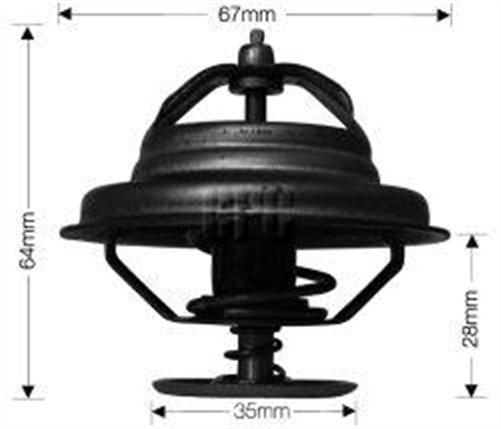 DAYCO THERMOSTAT 91 DEGREES C - 195 DEGREES F DT62B