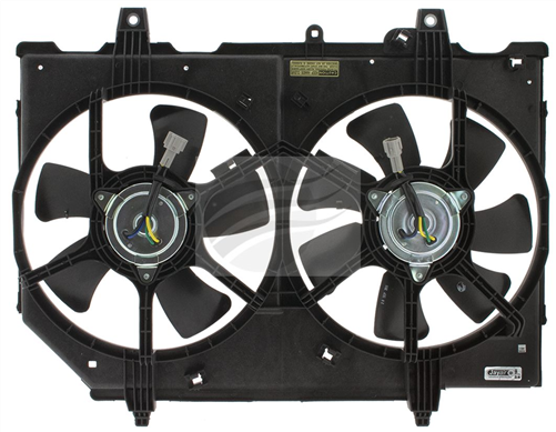 FAN ASSY DUAL NISSAN X-TRAIL T30 2.5L PET 10/01-9/07 EF1301