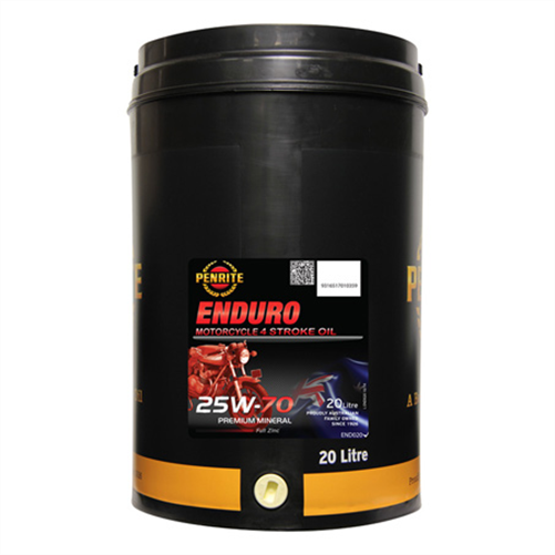 Enduro 25W-70 Motorcycle Engine Oil 20L