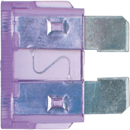 Standard Blade Fuse 3A Violet 100 Pce