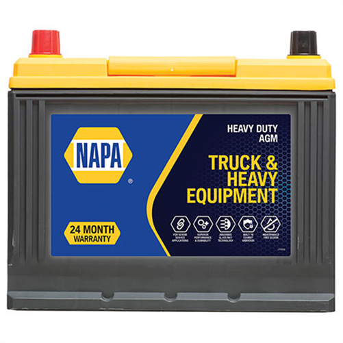 NAPA Heavy Duty Absorbent Glass Mat Battery 332L x 172W x 210Hmm 950CC