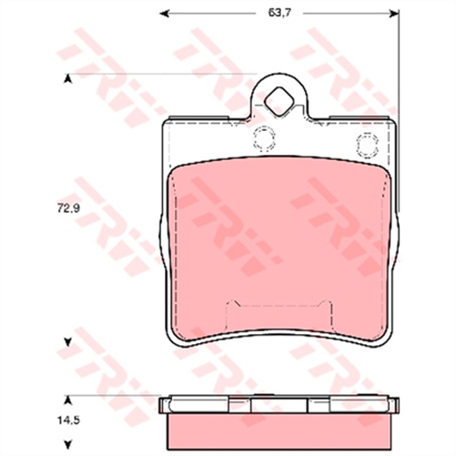 Brake Pad Set (DB1428)