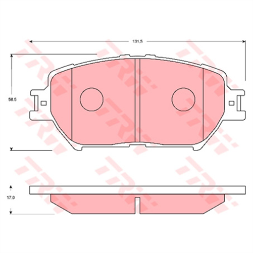 DTEC Brake Pad Set (DB1462)