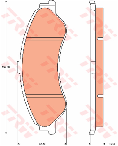 DTEC Brake Pad Set (DB1375)