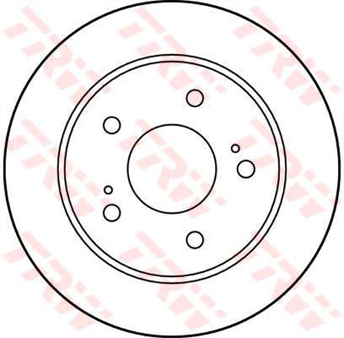 Disc Brake Rotor 258mm x 8 Min