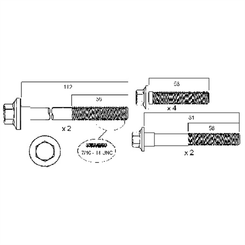 Cylinder Head Bolt Set