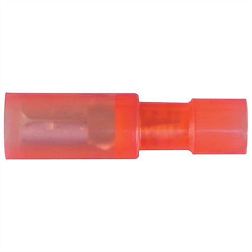 Crimp Terminal Female Bullet Red Terminal Entry 4mm Polycarbonate 100