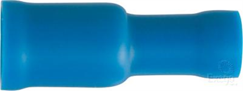 Crimp Terminal Female Bullet Blue Terminal Entry 5mm Vinyl 100 Pce