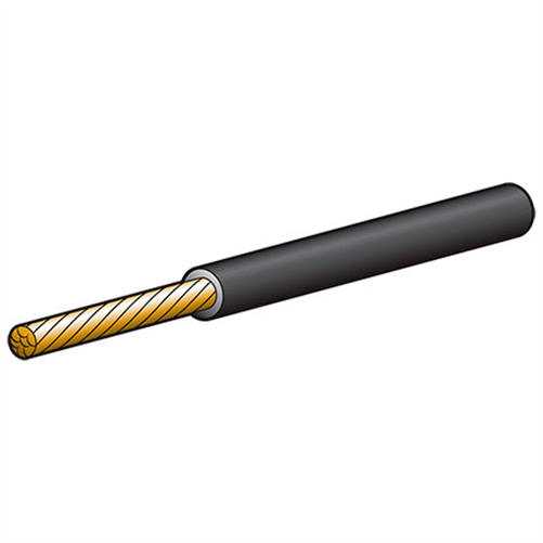 3mm Single Core Auto Cable Black (per Meter)