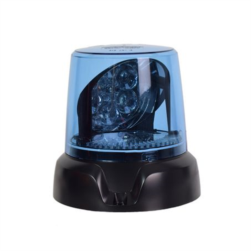 AEROMAX LED Rotating Beacon Blue with flange base