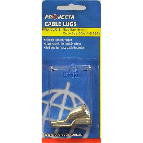 Cable Lug Crimp REF# 35-8 2Pk