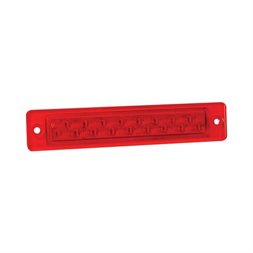 12V Slimline LED Stop/Tail Lamp With Red Lens