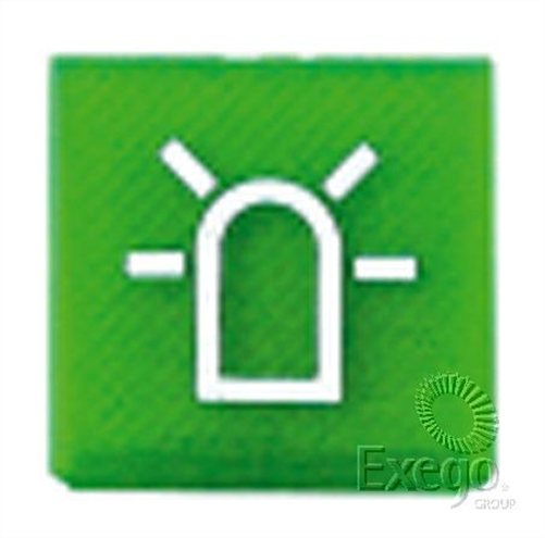 Switch Symbol Green Rotating Beacon - Pack Size (1)