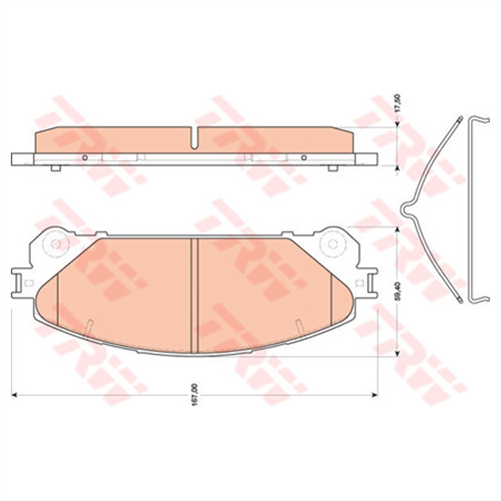 DTEC Brake Pad Set