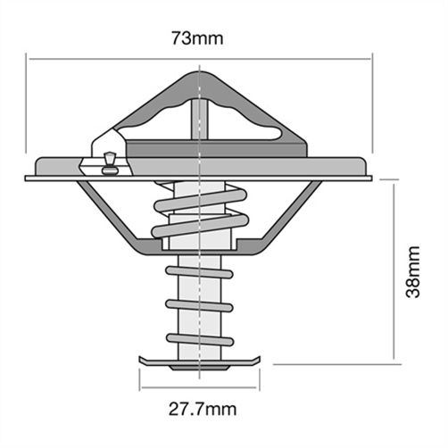 THERMOSTAT HIFLOW 82" TT286-180