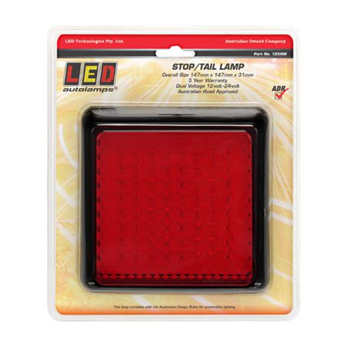 LEDAUT 12/24V Stop/Tail Lamp 64 LEDs With 30cm Wire