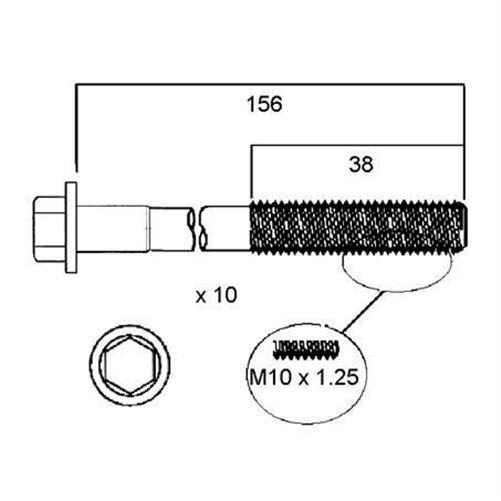 Cylinder Head Bolt Set