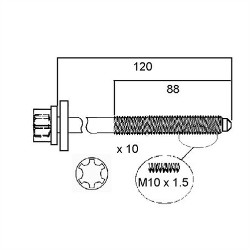 Head Bolt Set