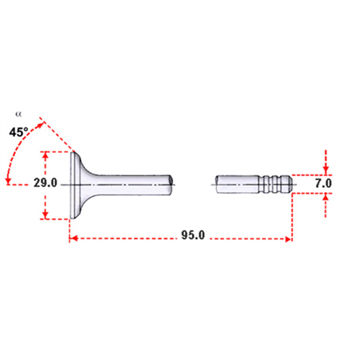 Permaseal Valve-Exhaust