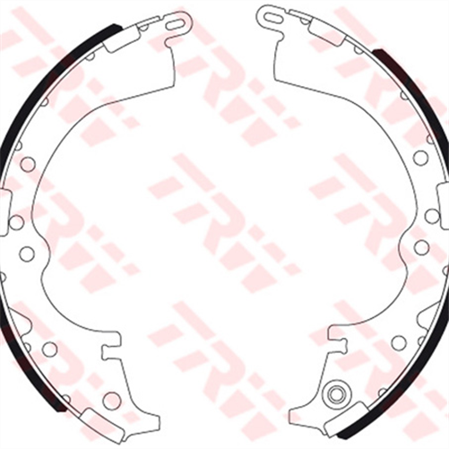 Brake Shoe 254mm x 51.5mm