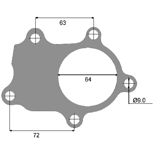 Gasket-Turbo Outlet