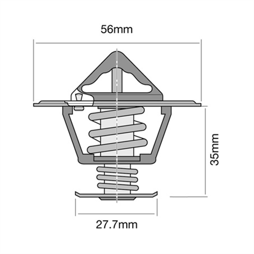 THERMOSTAT HIFLOW 82" TT296180