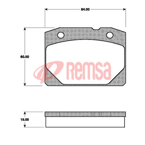 FRONT DISC BRAKE PADS LADA 1200,1600,NIVA DB96 E