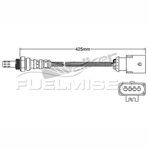 OXYGEN SENSOR DIRECT FIT 4 WIRE 425MM CABLE