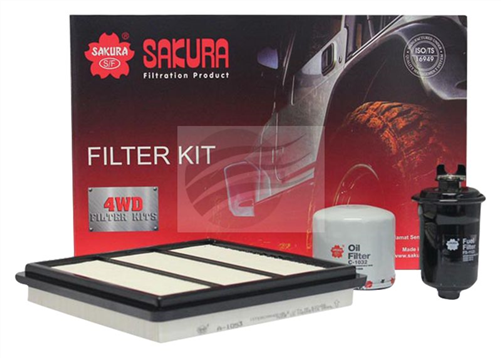 FILTER KIT OIL AIR FUEL MITSUBISHI TRITON MK 6G72 K-10160