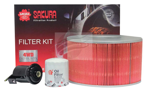 FILTER KIT OIL AIR FUEL TOYOTA LANDCRUISER UZJ100R FZJ105R K-11230