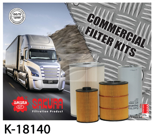 TRUCK FILTER KIT NISSAN GE13TB & D GW400 GW470 K-18140