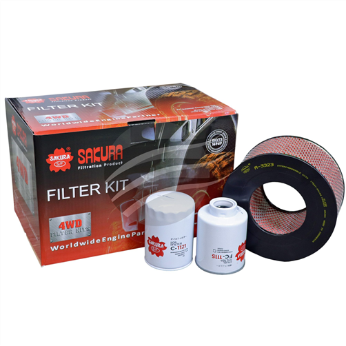 FILTER KIT OIL AIR FUEL TOYOTA HILUX LN167R 5L K-59030