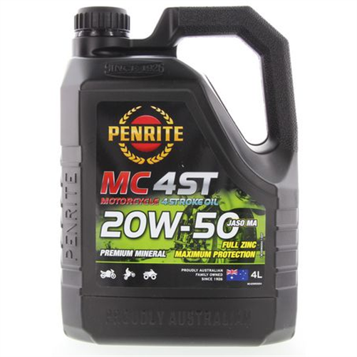 Premium Mineral MC-4 ST 20W-50 Motorcycle Oil 4L