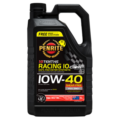 10 Tenths Racing 10W-40 Engine Oil 5L