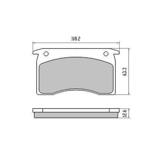 GP MAX LOW METALLIC BRAKE PAD SET CHRYSLER VALIANT HOLDEN RDB1029