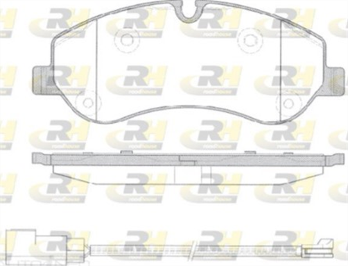 RDB1520-02-RH - D/PAD FT TRANSIT CONNECT 2012-ON 171.8x68.8x17